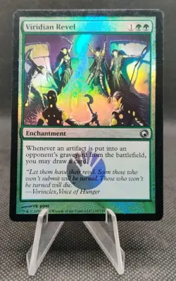 Viridian Revel FOIL Scars of Mirrodin MTG Magic The Gathering Trading Card - Image 1