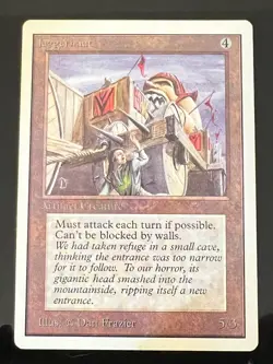 Magic the Gathering MTG Unlimited Juggernaut LP- (Beta Bob) - Image 1