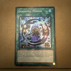 1X SHADDOLL FUSION SDSH-EN049 Super Rare 1st Edition NEAR MINT YUGIOH - Image 1