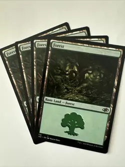 MTG Jumpstart 2022 L Forest #110 PLAYSET 4x x4 - Image 1