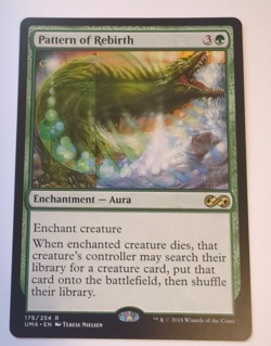 {1x} ~ Pattern of Rebirth ~ NM MTG EDH Ultimate Master English Rare *Startropic* - Image 1