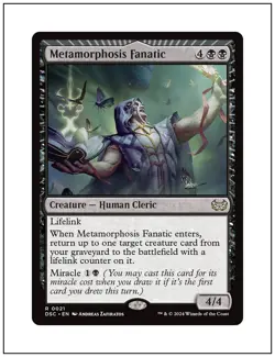 1x Metamorphosis Fanatic, Duskmourn Commander, MTG NM - Image 1