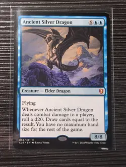 Ancient Silver Dragon Commander Legends: Battle for Baldur's Gate #056 Mythic - Image 1