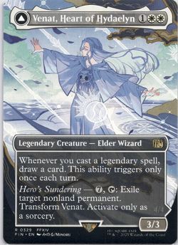 Venat, Heart of Hydaelyn (Borderless) (Final Fantasy) [FIN] (MTG) Magic - Image 1