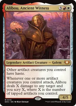 MTG Edge of Eternities Commander - Alibou, Ancient Witness - Image 1