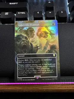 MTG Galadriel's Dismissal Borderless Foil - Image 1