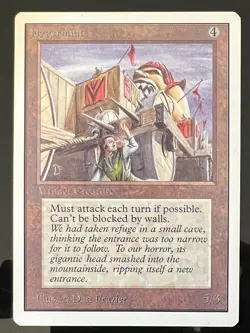 Magic the Gathering MTG Unlimited Juggernaut LP+ (Beta Bob) - Image 1