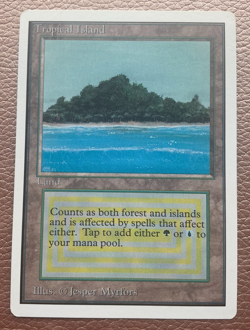 Tropical island Unlimited MTG Magic the gathering - Image 1