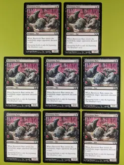 8 Ravenous Rats Magic 2013 M13 Magic the Gathering MTG 8 - Image 1