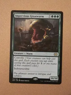 MTG Impervious Greatwurm x1 NM from Double Masters 2022 - Image 1