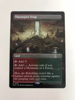 Thornspire Verge Extended Borderless MTG Magic the Gathering Card NM Mint DSK - Image 1