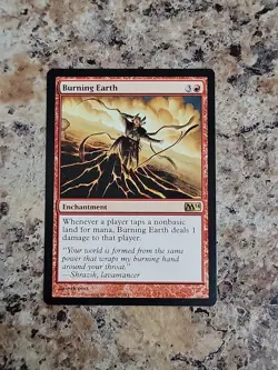 MTG Burning Earth Magic Core Set 2014 (M14) - Mint Never Played Commander - Image 1