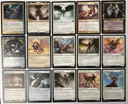 MTG 25x Angels No Duplicates - White Card Lot w/Rare Mythic Uncommon Token Angel - Image 1
