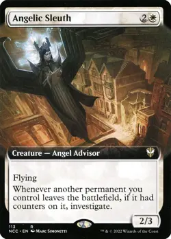 Angelic Sleuth Streets of New Capenna Commander Magic MTG Creature CARD 1x (113) - Image 1