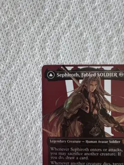 Sephiroth, Fabled SOLDIER (0527) (Borderless) (Surge Foil) Final Fantasy - Image 2