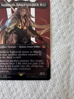 Sephiroth, Fabled SOLDIER (0527) (Borderless) (Surge Foil) Final Fantasy - Image 4