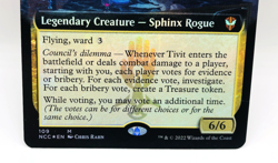 MTG Tivit Seller of Secrets 109 FOIL Extended Art NM+ New Capenna Commander NCC - Image 3