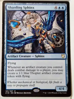 Sharding Sphinx - Commander: 2018 - Magic the Gathering MTG Nice! - Image 1