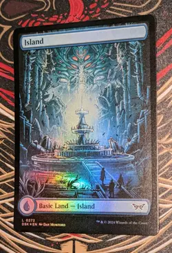 MTG *FULL ART FOIL* Duskmourn ISLAND #273 NM - Image 4