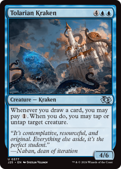 Tolarian Kraken [Foundations Jumpstart] Magic MTG - Image 1