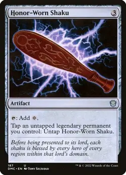 NM Honor-Worn Shaku, MTG, Dominaria United, Magic the Gathering, 187 - Image 1