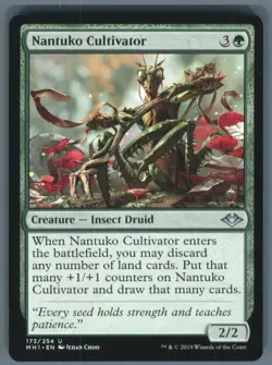 Magic the Gathering MTG Modern Horizons Nantuko Cultivator #173 - Image 1