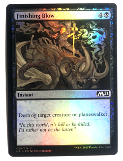 Finishing Blow FOIL 099/274 Core Set 2021 M21 MTG Magic the Gathering NM - Image 1
