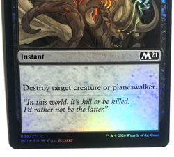 Finishing Blow FOIL 099/274 Core Set 2021 M21 MTG Magic the Gathering NM - Image 3
