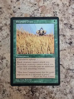 Elephant Grass NM Visions MTG FREE SHIPPING - Image 1