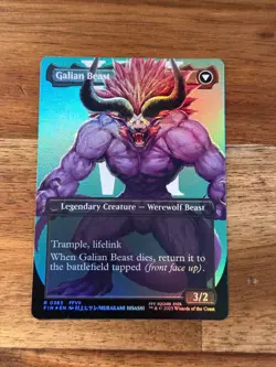 Final Fantasy Vincent Valentine Borderless Foil Magic MTG FIN383 - Image 2