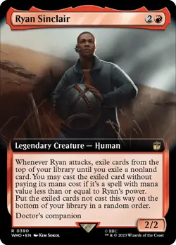 Ryan Sinclair (Extended Art) [Doctor Who] Foil Near Mint MTG - Image 1
