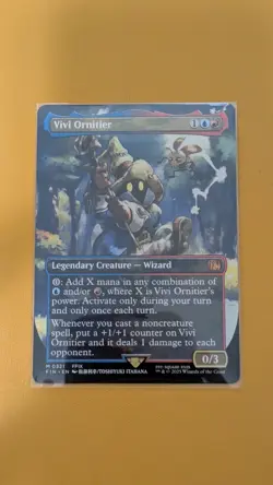 Vivi Ornitier - Final Fantasy MTG 321 Borderless Full Art - NON FOIL Mythic Card - Image 1