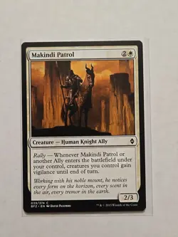 Makindi Patrol - Battle for Zendikar - LP - MTG Magic - Common - Creature - Image 1