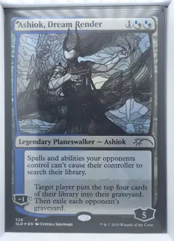 Ashiok, Dream Render Stained Glass -Foil Near Mint MTG Secret Lair - Image 1