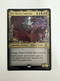 Niv-Mizzet Supreme Foil Showcase MTG Magic the Gathering Card NM Near Mint MAT - Image 1