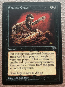 Shallow grave MTG Magic the gathering - Image 1