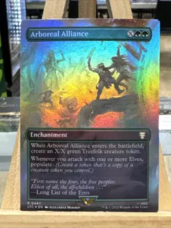 MTG *Arboreal Alliance Full Art Foil X1* (NM) Lord of the Rings Commander Magic - Image 1