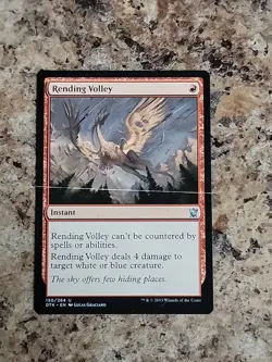 MTG Rending Volley Oddities Sealing Line Across Card / Crimping Dragons Of Tarki - Image 1