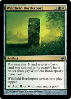 Wildfield Borderpost - Light Play MTG Alara Reborn - Image 1