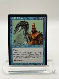 Gilded Drake Urza’s Saga 1993 Near Mint Mtg Magic The Gathering Bob Eggleton - Image 1