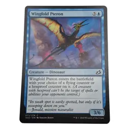 MTG: Wingfold Pteron 071/274 - Ikoria Lair of Behemoths 2020 Blue Common - Image 1