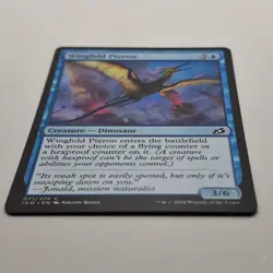 MTG: Wingfold Pteron 071/274 - Ikoria Lair of Behemoths 2020 Blue Common - Image 3