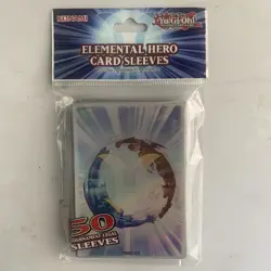 KONAMI OFFICIAL YUGIOH ELEMENTAL HERO CARD SLEEVES (DECK PROTECTORS) 50ct - Image 1