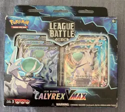 Pokemon League Battle Deck Ice Rider Calyrex VMAX New Sealed TCG Box Game Cards - Image 1