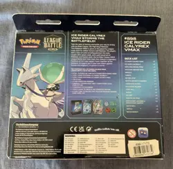 Pokemon League Battle Deck Ice Rider Calyrex VMAX New Sealed TCG Box Game Cards - Image 2
