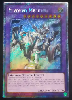 YuGiOh! Invoked Mechaba RA04-EN279 Platinum Secret Rare - Near Mint - Image 1