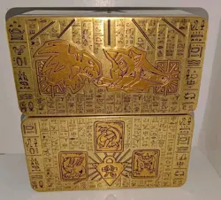 Empty Yu-Gi-Oh! 2021 and 2022 collectible Tins Only Yugioh Card Storage Box - Image 1