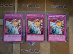 YUGIOH 3X DRAINING SHIELD COMMON 1ST ED NM (BP02,DP1,YS12,YSDJ) MIX SET - Image 1
