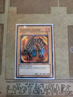 YUGIOH FLAMVELL GUARD HA01-EN009 SUPER UNLIMITED ED NM - Image 1