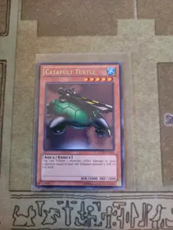YUGIOH CATAPULT TURTLE LCYW-EN019 RARE UNLIMITED ED NM - Image 1
